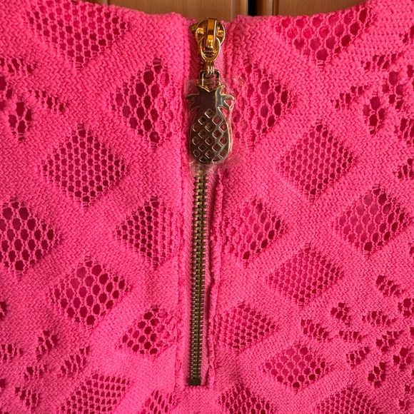 Lilly Pulitzer Bright Pink Sleeveless Top, XS - Picture 4 of 4